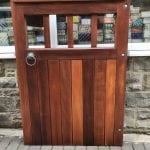 Repaired and re-oiled garden gates