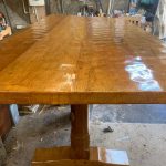 Dining room table sanded and sealed